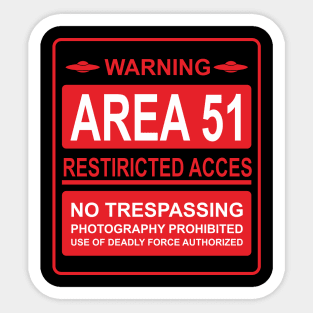 Area 51 Sticker